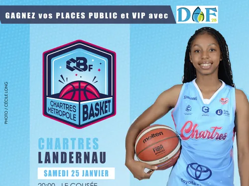 Gagnez vos places pour le Match C'CMBF vs LANDERNEAU