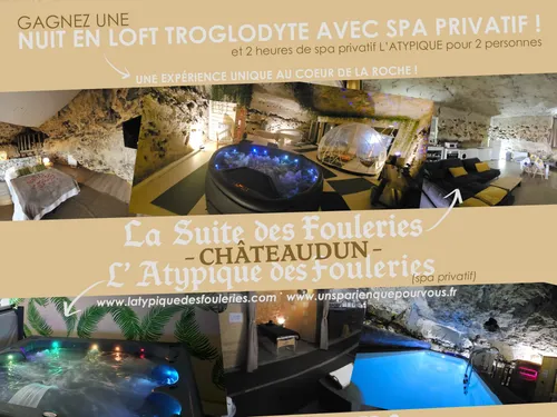 GAGNEZ VOTRE NUIT EN LOFT TROGLODYTE ET SPA PRIVATIF