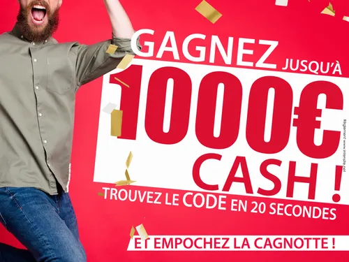 Trouvez le code secret de la carte Intensité et repartez avec 1000€...