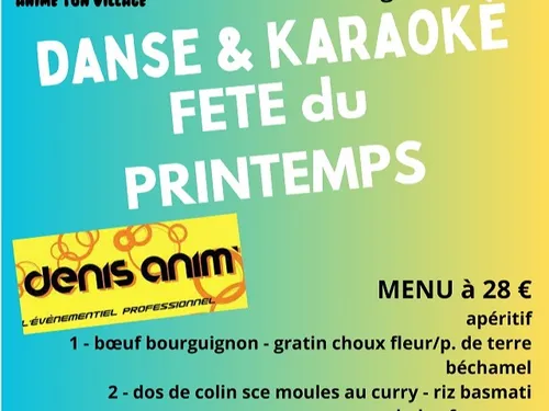 SAINT-OUEN (41) - Danse & karaoké Fête du printemps