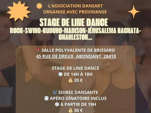 ABONDANT - Stage Line Dance + Soirée dansante