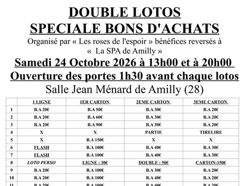 AMILLY - Loto des Roses de l'Espoir