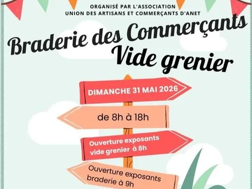 ANET - Vide-greniers et braderie des commerçants