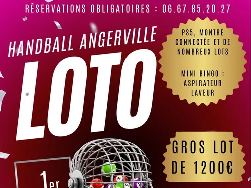 ANGERVILLE (91) - Loto du Handball