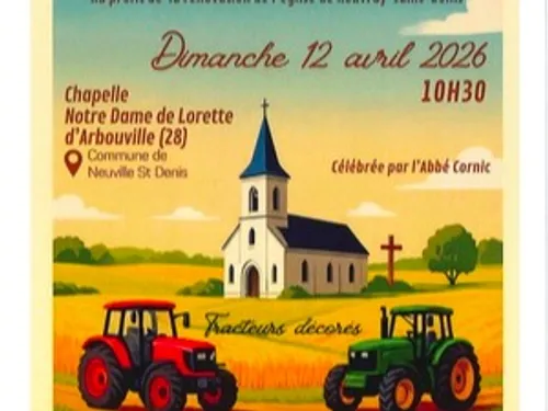 NEUVILLE-SAINT-DENIS - Bénédictions des tracteurs et des récoltes