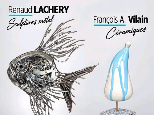 ARROU - Exposition : Renaud Lachery, sculpteur métal, et François...