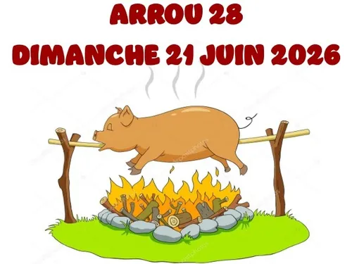 ARROU - Jambon à la broche du comité des fêtes