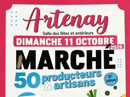 ARTENAY (45) - Marché producteurs et artisans
