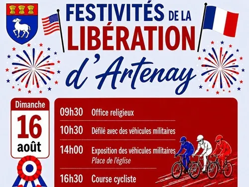 ARTENAY (45) - Festivités de la Libération d'Artenay