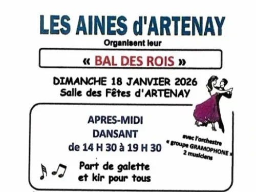 ARTENAY (45) - Bal des Rois avec l'Orchestre Gramophone