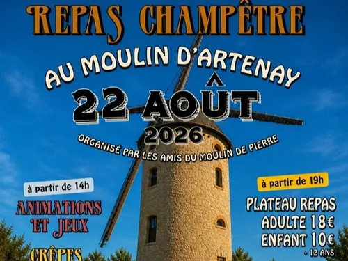 ARTENAY (45) - Marché artisanal et animations au moulin