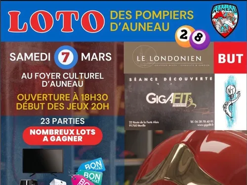 AUNEAU - Loto des pompiers