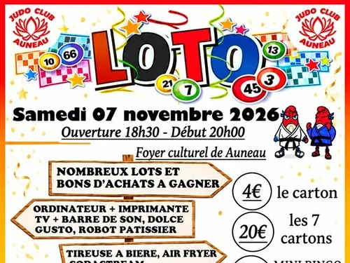 AUNEAU - Loto du Judo Club