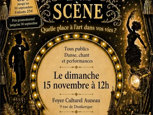 AUNEAU - Déjeuner spectacle : Le monde est une scène