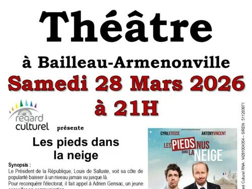 BAILLEAU-ARMENONVILLE - Spectacle : Les pieds nus dans la neige