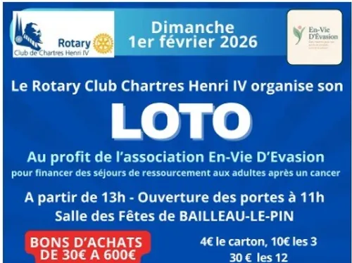 BAILLEAU-LE-PIN - Loto du Rotary Club Chartres Henri IV