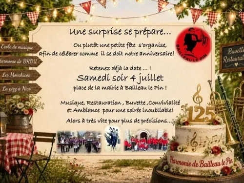 BAILLEAU-LE-PIN - Les 125 ans de l'Harmonie