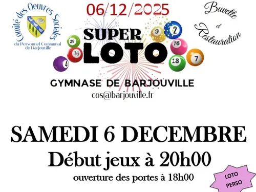 BARJOUVILLE - Loto du COS