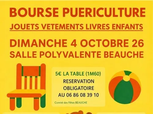 BEAUCHE - Bourse puériculture, jouets, vêtements, livres enfants