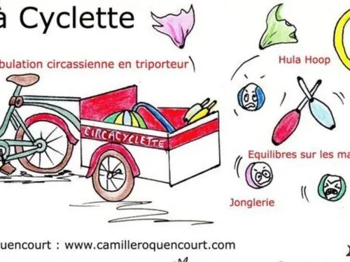 BEAUGENCY (45) - Spectacle : Cirqu'à cyclette