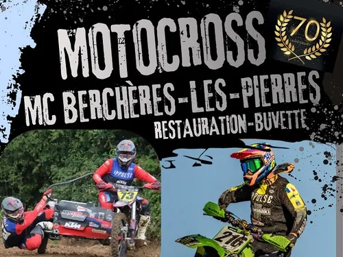 BERCHÈRES-LES-PIERRES - Motocross et Sidecarcross National