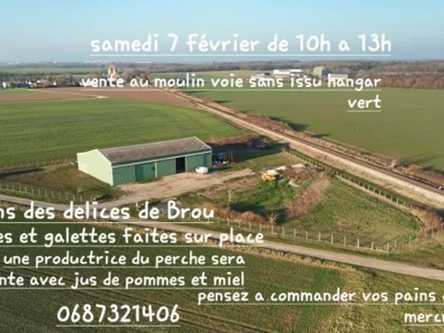 BERCHÈRES-LES-PIERRES - Vente et visite du moulin aux farines de...