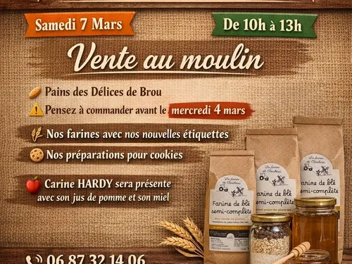 BERCHÈRES-LES-PIERRES - Vente aux farines de Berchères.