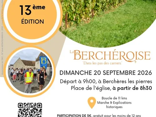 BERCHÈRES-LES-PIERRES - Randonnée pédestre : La Berchéroise