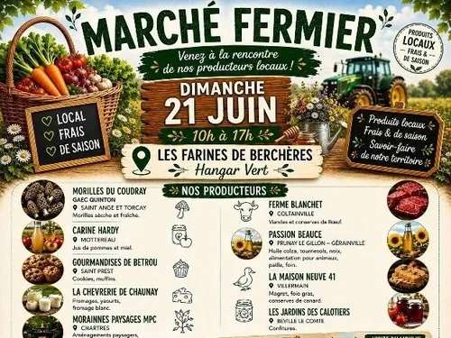 BERCHÈRES-LES-PIERRES - Marché fermier