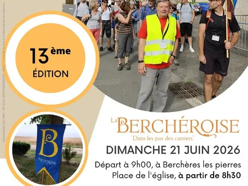 BERCHÈRES-LES-PIERRES - Randonnée pédestre La Bercheroise