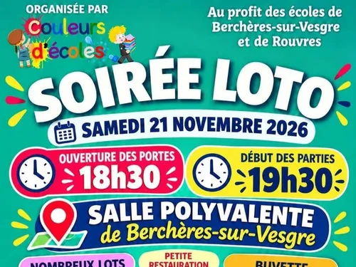 BERCHÈRES-SUR-VESGRE - Loto de Couleurs d'écoles