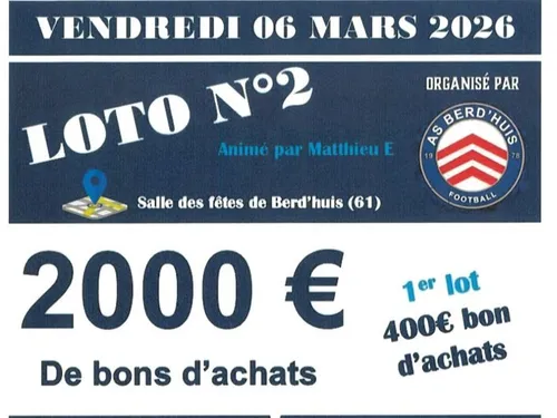 BERD'HUIS (61) - Loto du Foot