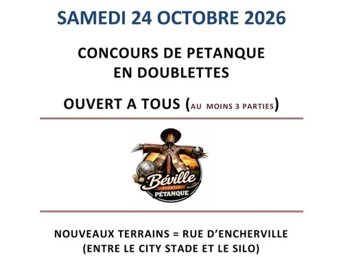 BÉVILLE-LE-COMTE - Concours de pétanque