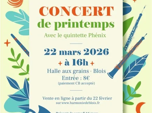 BLOIS (41) - Concert de printemps de l'harmonie de Blois