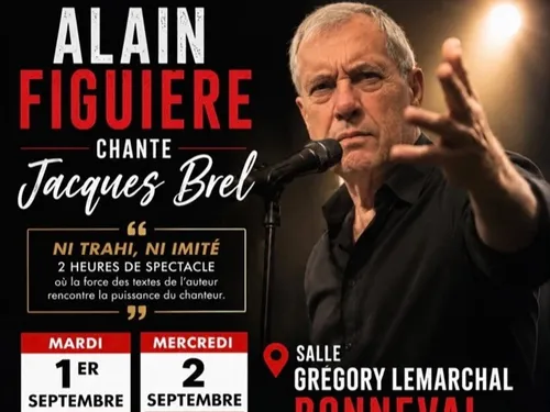 BONNEVAL - Alain Figuière chante Jacques Brel