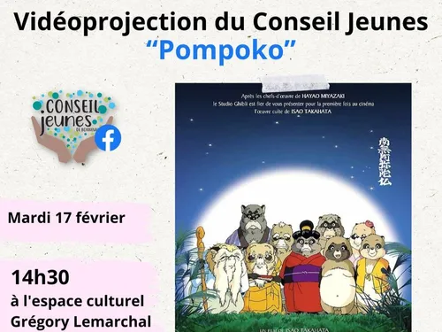 BONNEVAL - Vidéo projection : Pompoko