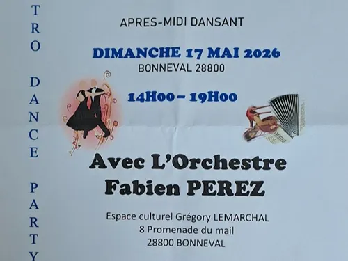 BONNEVAL - Après-midi dansant avec l'orchestre Fabien Perez