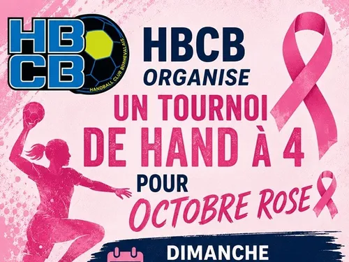 BONNEVAL - Octobre Rose : Tournoi de hand à 4