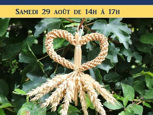 BOURSAY (41) - Stage, vannerie de paille, Bouquets de moisson