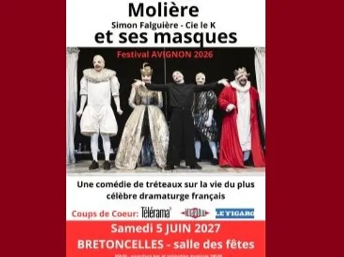 BRETONCELLES (61) - Spectacle : Molière et ses masques