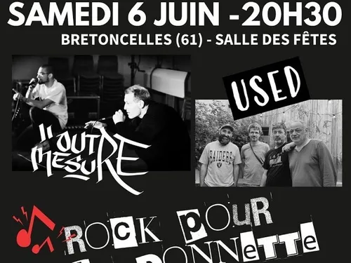 BRETONCELLES (61) - Concert : Rock pour la Donnette
