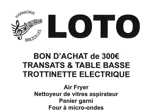 BREZOLLES - Loto de l'Harmonie