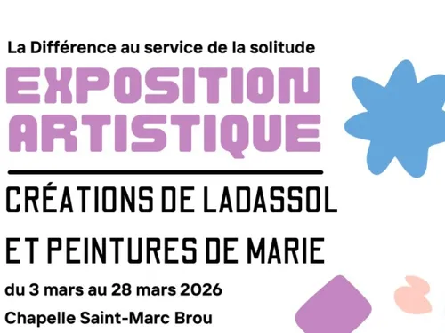 BROU - Exposition : Création de Ladassol et peintures de Marie