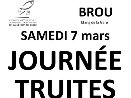 BROU - Lâcher de truites