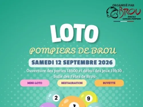 BROU - Loto des pompiers de Brou