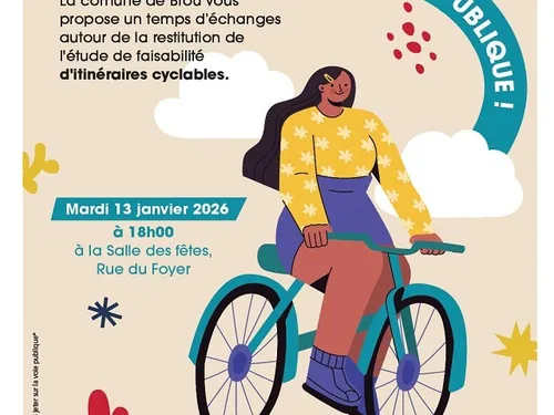 BROU - Réunion publique : itinéraires cyclables