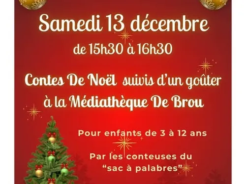 BROU - Contes de Noël à la médiathèque