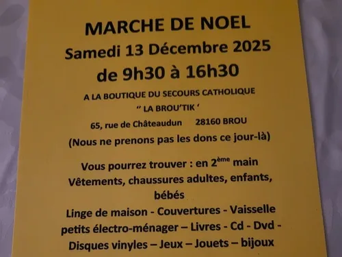 BROU - Marché de Noël à la Boutique du Secours Catholique