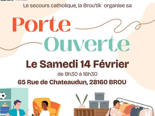 BROU - Portes ouvertes de la Brou'tik du Secours Catholique