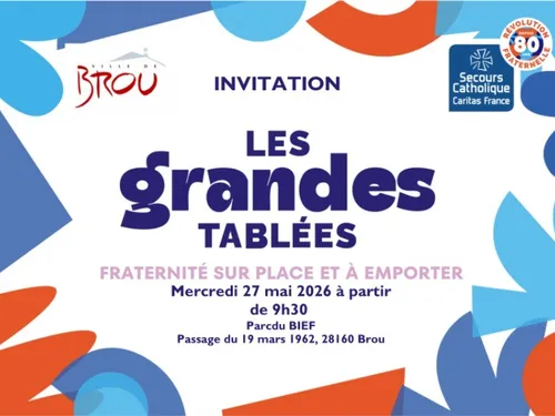 BROU - Les Grandes Tablées du Secours Catholique